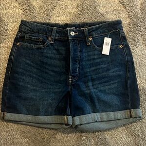 Old Navy Women's high rise OG straight shorts